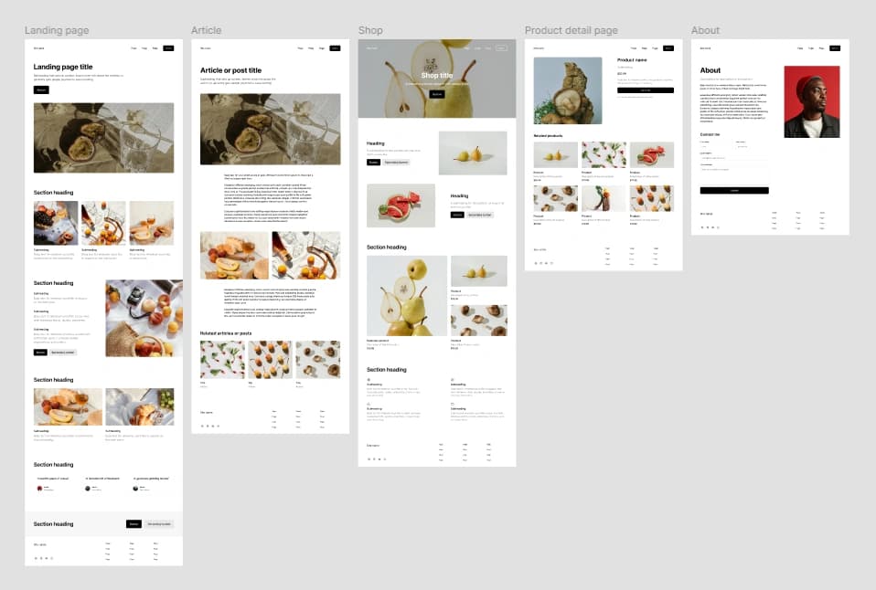 Multi Concept UI Kit - Preview 1