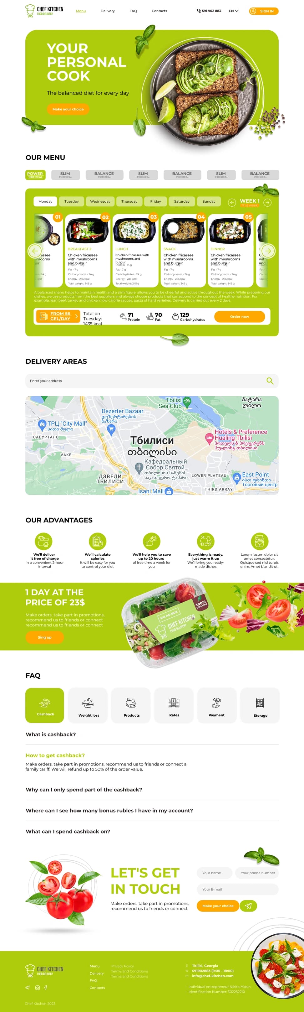 Chef Kitchen Online Food Ordering Website - Preview 2