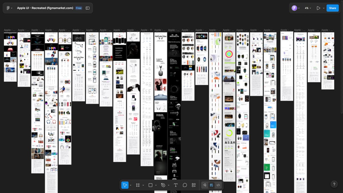 Apple-Inspired Website Design Recreation - Preview 1