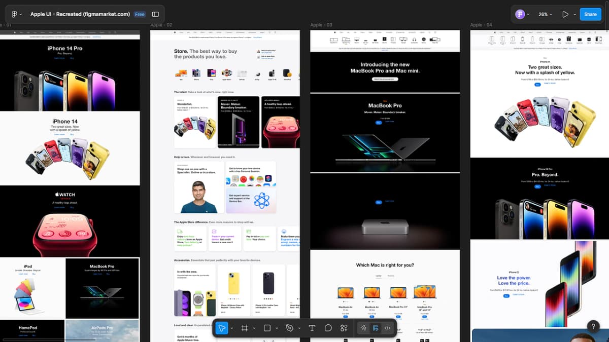 Apple-Inspired Website Design Recreation - Preview 2