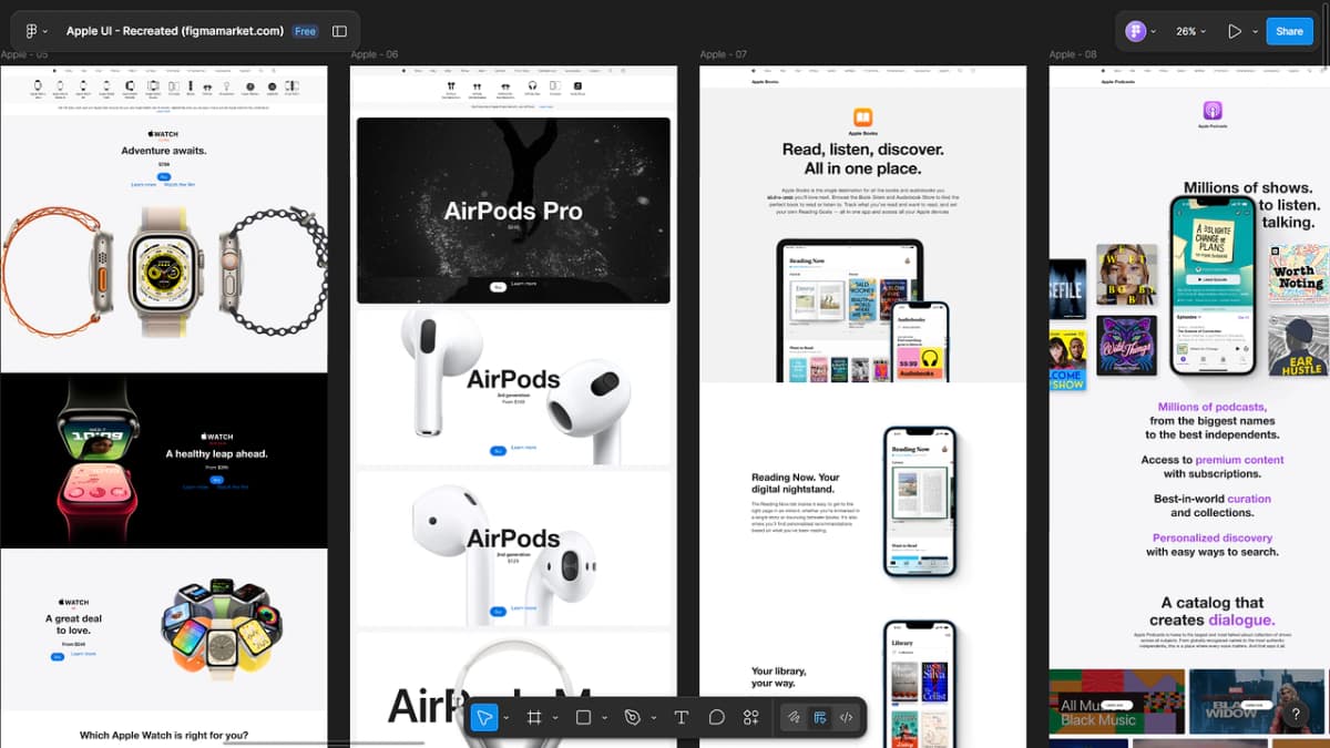 Apple-Inspired Website Design Recreation - Preview 3