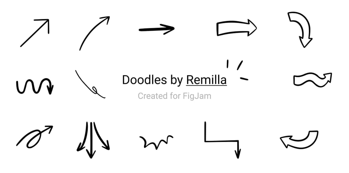 Sketchy annotation elements for UX and design mockups - Preview 3