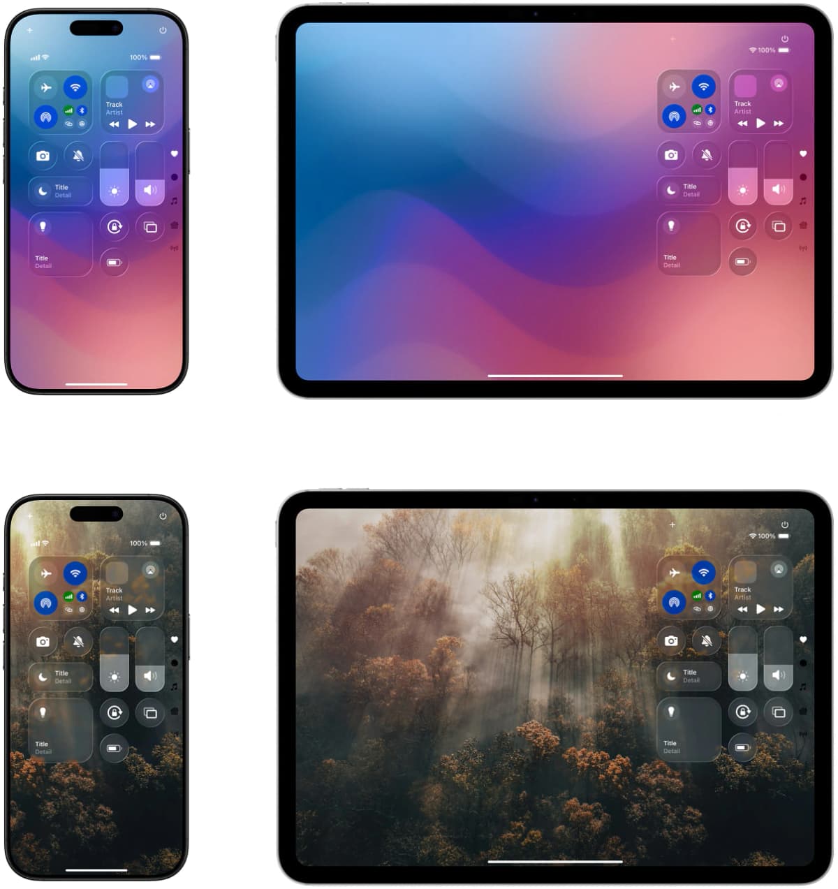 Apple Liquid Glass iOS 26 — Premium Mobile UI Kit - Preview 1