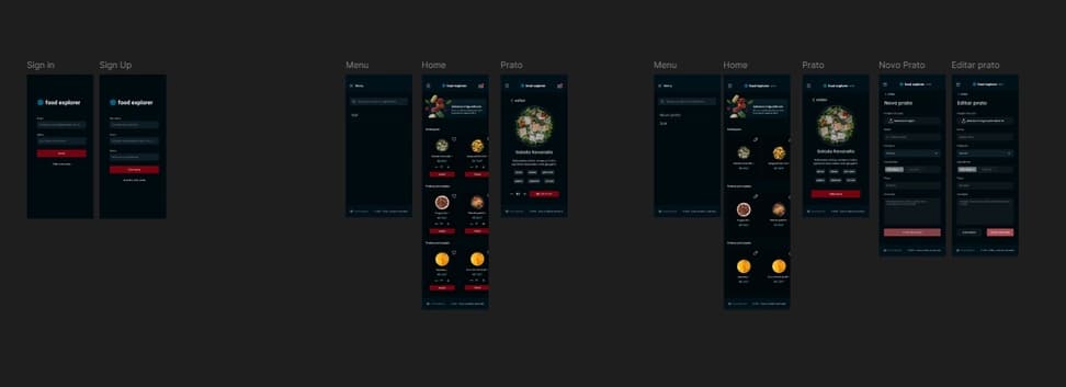 Food explorer web site (Full design) - Preview 3
