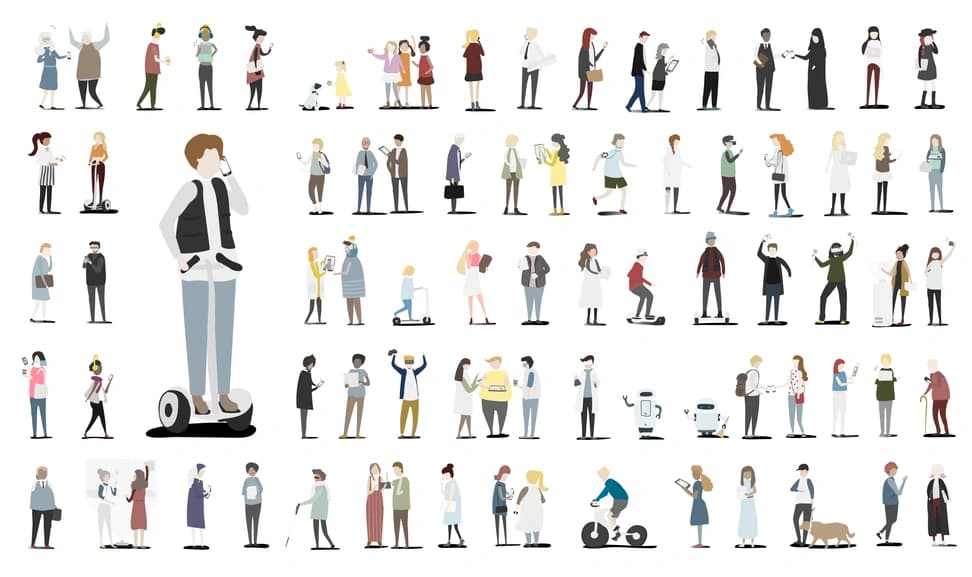 Vector Character Illustrations - Preview 1