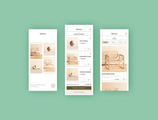 Elegant Furniture Shop Mobile App