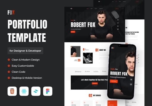 Fox Personal Page — Multi-Page Portfolio
