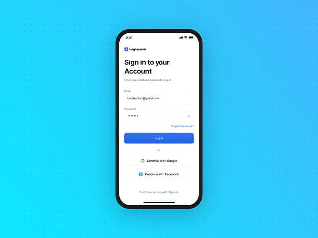 Premium Login & Signup Screens for Modern Mobile Apps