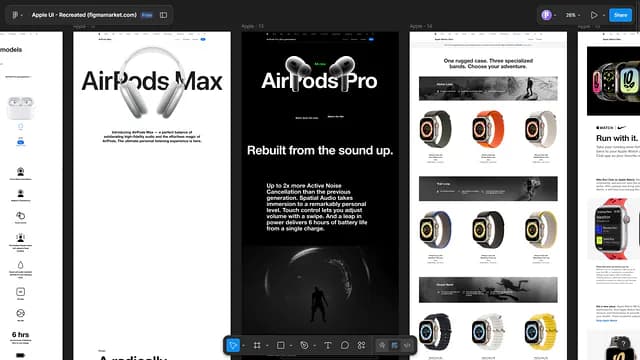 Apple-Inspired Website Design Recreation